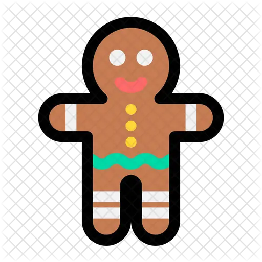  Gingerbread Man Icon Clip Art Png Gingerbread Man Png