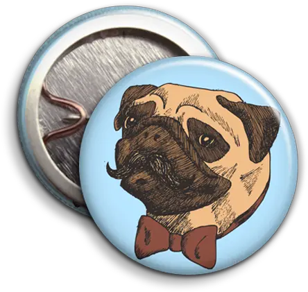  Pug Moustache Png Pug Face Png