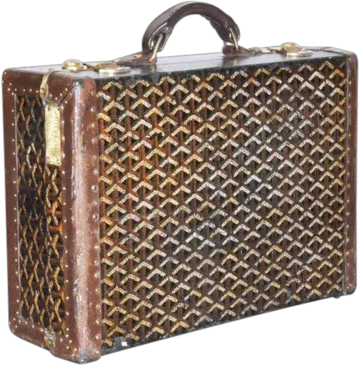  19th Century Traditional Goyard Goyard Suitcase Png Goyard Logo