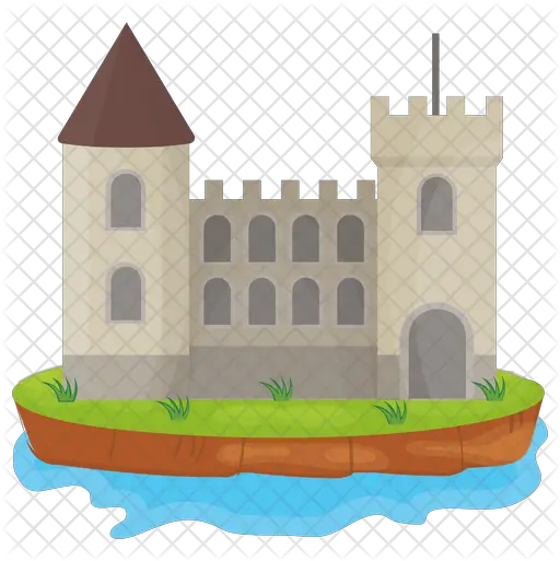  Castle Tower Icon Of Flat Style Medieval Architecture Png Castle Tower Png