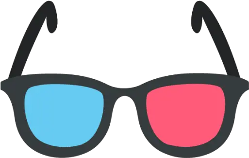  3d Glasses Emoji Full Rim Png 3d Glasses Icon