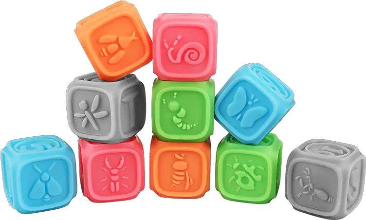  Baby Tactile Hand Ball Chewable Teether Multi Texture Soft Rubber Bath Toy Building Blocks For Babies Png Plastic Texture Png