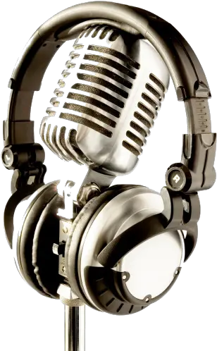  Microfono De Radio Png Microphone And Headphones Png Radio Png