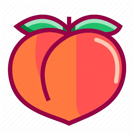  Ass Flavor Fruits Peach Sweet Icon Clip Art Png Ass Png