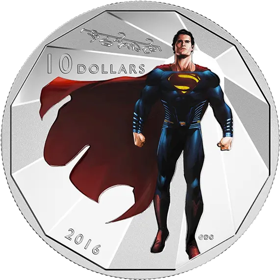  Product Details Silver Coin Png Superman Cape Logo