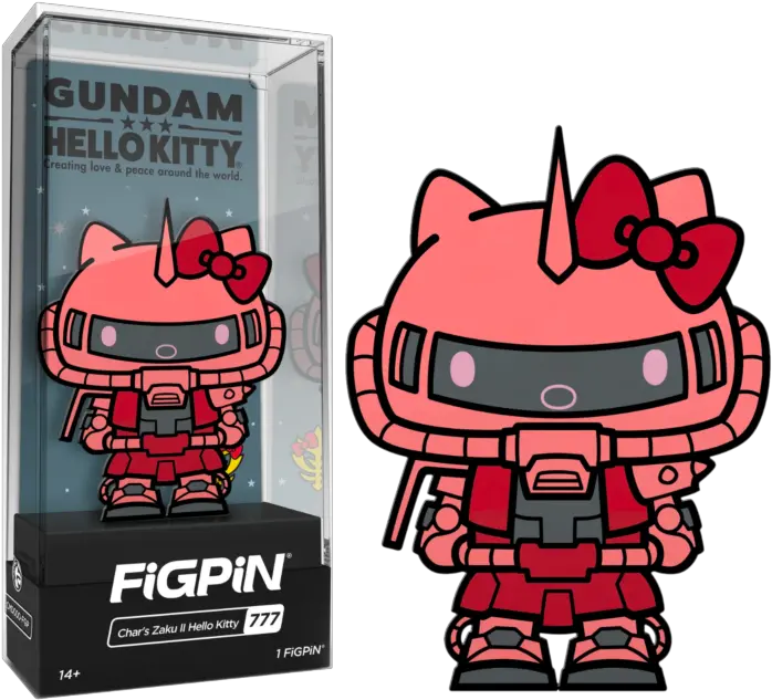  Gundam X Hello Kitty Charu0027s Zaku Ii Hello Kitty Figpin Enamel Pin Classic Doctor Strange Marvel Png Hello Kitty Facebook Icon