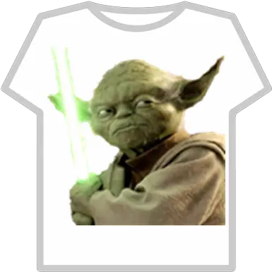  Transparent Yoda Yoda With A Lightsaber Png Yoda Transparent