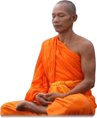  Meditating Monk Meditation Blue Monk Meditation Png Monk Png