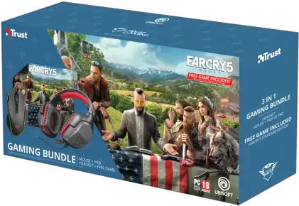  Trust Gxt Headset Mouse Far Cry 5 Game Bundle Far Cry People Png Far Cry 5 Logo Png