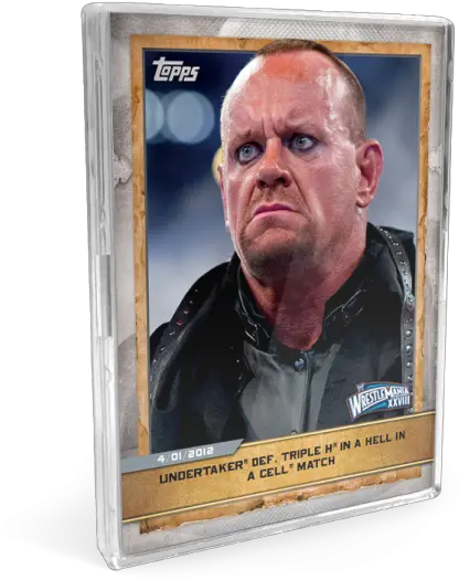  Topps New Countdown To Wrestlemania Featuring The Gentleman Png Undertaker Png