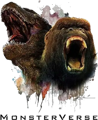  Godzilla Vs Kong Png Stranger Things And Monsterverse Kong Png