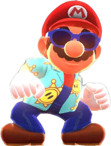  Transparent Dancing Sunshine Mario For Transparent Mario Png Mario Transparent