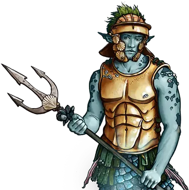  Merman Warrior Wesnoth Units Database Merman Warrior Png Shadow Warrior Classic Redux Icon Png