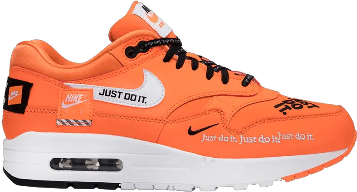  Wmns Air Max 1 Lx Just Do It Nike Orange Air Max 1 Men Png Nike Just Do It Png