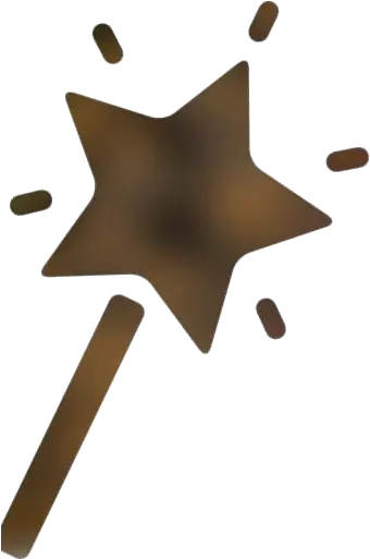  Transparent Magic Wand Clipart Png Image Barita Magica Silueta Wizard Wand Icon