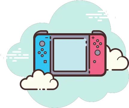  Nintendo Switch Handheld Icon In Cloud Style Spotify Icon Aesthetic Cloud Png Nintendo Switch Icon