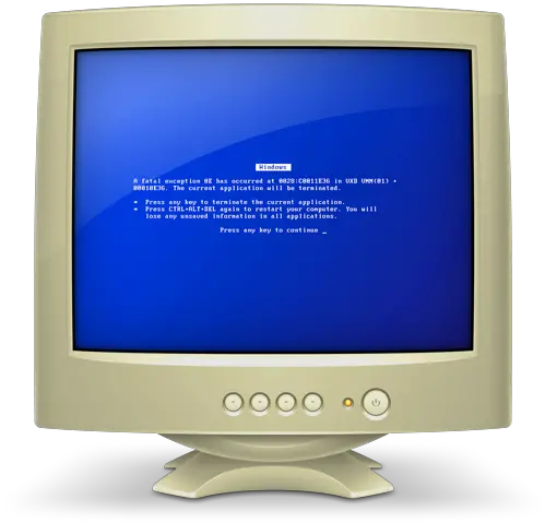  Campahu0027s Random Thoughts Replacing The Bsod Pc Icon In Leopard Macos Windows Blue Screen Png Leopard Icon