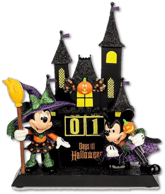  Halloween Advent Calendars Halloween Decorations Zombiepit Disney Halloween Calendar Png Mickey Mouse Icon Ornament