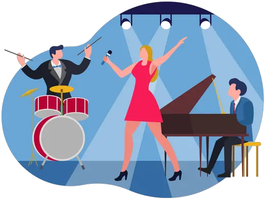  Stage Illustrations Images U0026 Vectors Royalty Free Leisure Png The Singer Of The Band Icon Pop Quiz