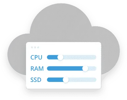  Cloud Server Hosting From 4mo Linux Or Windows Horizontal Png Windows 10 Ram Drive Icon