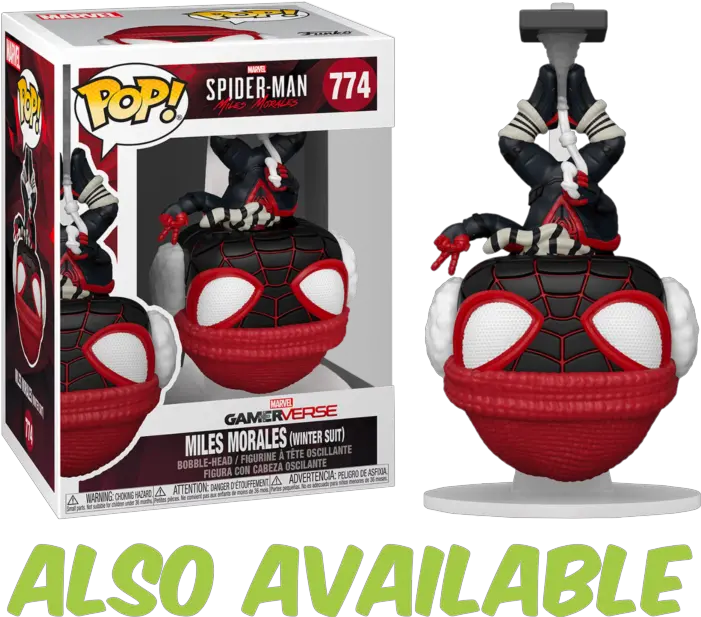  Bundled With Ecotek Protector To Protect Display Box Spider Miles Morales Winter Suit Funko Pop Png Spider Man Noir Icon