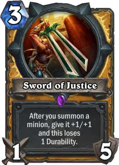  Sword Of Justice Hearthstone Wiki Sword Of Justice Hearthstone Png Sword Attack Icon