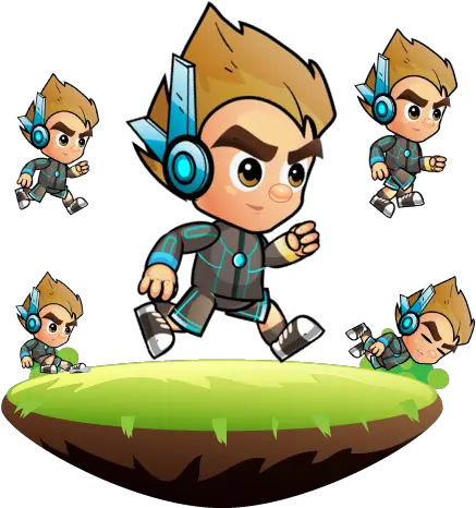  Jenry U2013 Game Character Set Art Partners Fictional Character Png Cartoon Icon Images