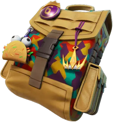  Fortnite Pack Supreme Back Bling Png Pictures Images Lebron James Fortnite Taco James Icon