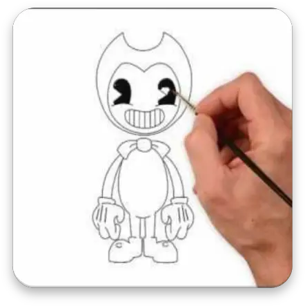  How To Draw Bendy Step By 10 Apk Download Com Fictional Character Png Bendy Icon