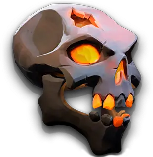  Sea Of Thieves Sea Of Thieves Ashen Winds Sea Of Thieves Ashen Skull Png Ark Red Skull Icon