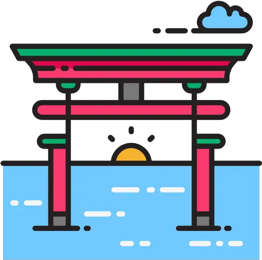  7774 Free Vector Icons Of Japan Icon Vertical Png Gate Icon Png