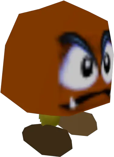  Download Goomba Transparent Mario Super Mario 64 Characters Png Mario 64 Png