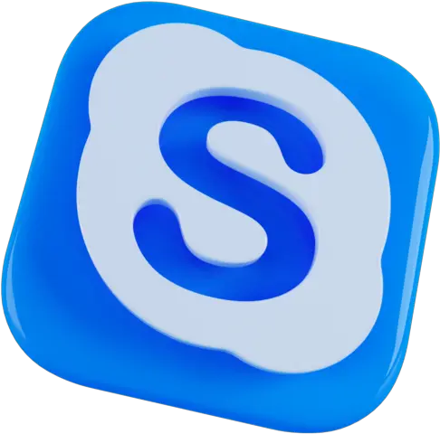  Skype Logo Free Icon Of Social Media 3d Icon Skype 3d Png Skype Circle Icon