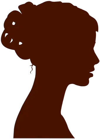  Download Free Png Woman Profile Silhouette Bow Transparent Girl Shadow Images Cartoon Bow Transparent