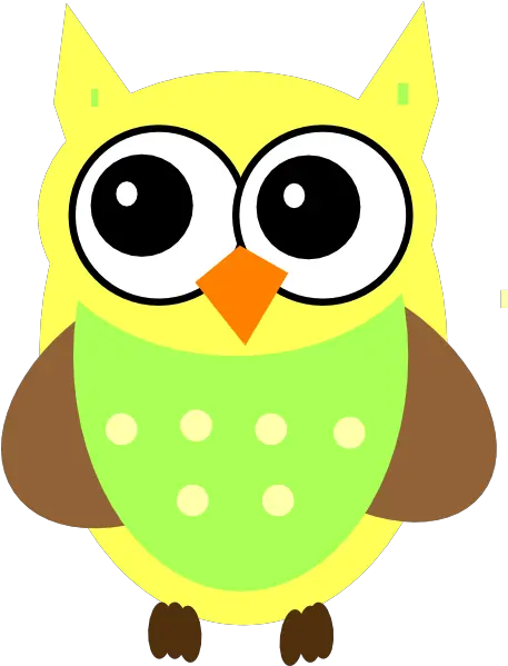  Download Yellow Baby Owl Clip Art Baby Cute Owl Cartoon Png Owl Clipart Png