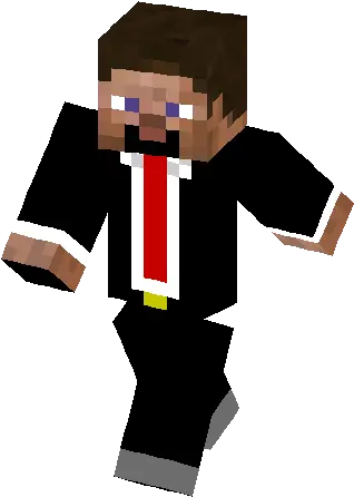  Steve In A Tux Skin Minecraft All Steve Skin Png Minecraft Steve Png