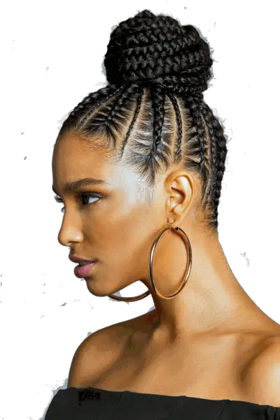  Short Braid Hair Style African Braid Updo Hairstyles Png Hair Style Png