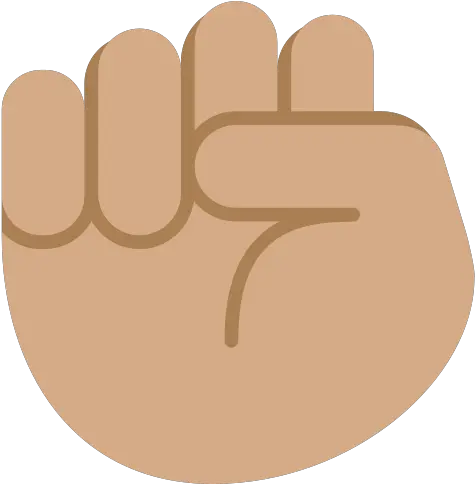  Raised Fist Emoji With Medium Skin Tone Meaning And Black Lives Matter Fist Emoji Png Fist Transparent