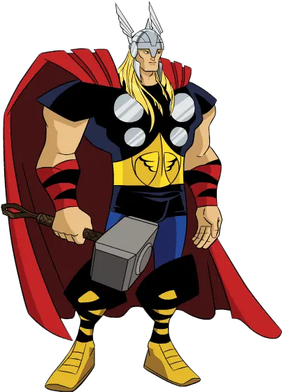  Free Thor Cartoon Cliparts Download Avengers Mightiest Heroes Thor Png Thor Comic Png