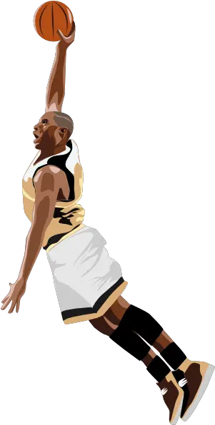  Basketball Vector Frpic Lebron James Transparent Dunk Png Basketball Vector Png