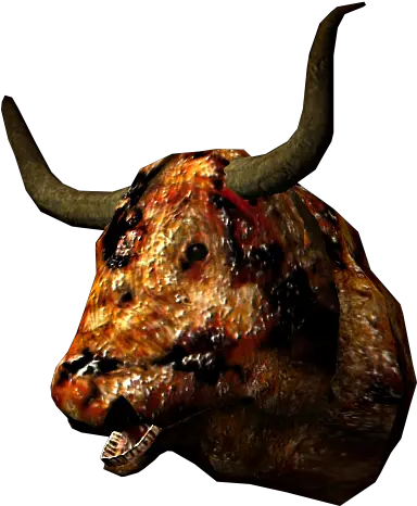  Roasted Ox Head Elder Scrolls Fandom Roasted Ox Head Skyrim Png Cow Head Png