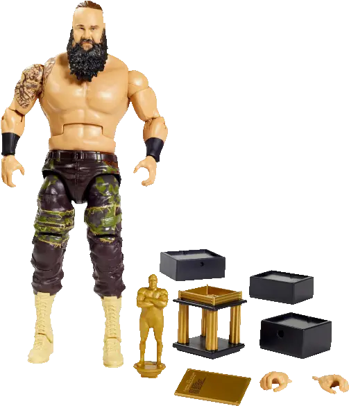  Wwe Elite Collection Braun Strowman Action Figure Png Braun Strowman Png