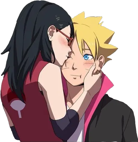  Boruto Uzumaki And Sarada Uchiha Kiss Teorab Boruto And Sarada Kiss Png Sasuke Uchiha Png