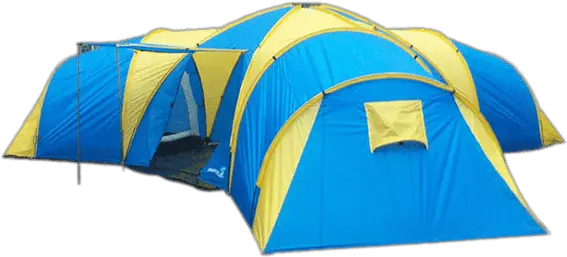  Large Family Camping Tent Transparent Png Stickpng 6 Man Tent 3 Rooms Camping Png