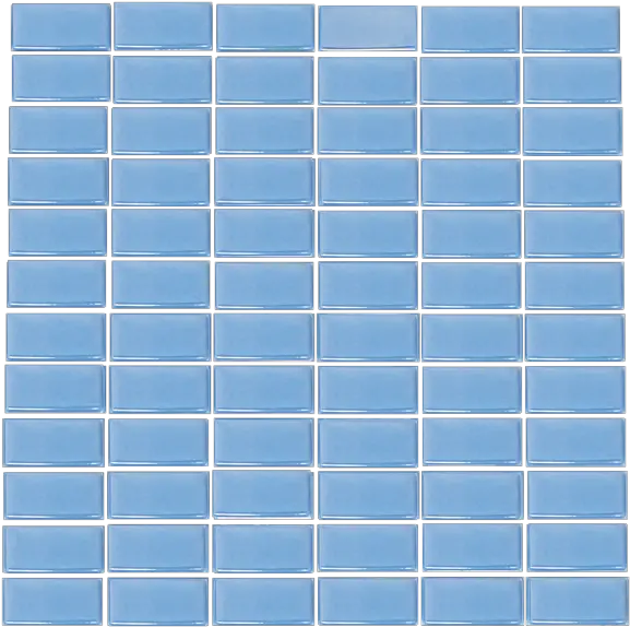  1 X 2 Inch Turquoise Blue Glow In The Dark Recycled Glass Tile Solid Png Blue Glow Png