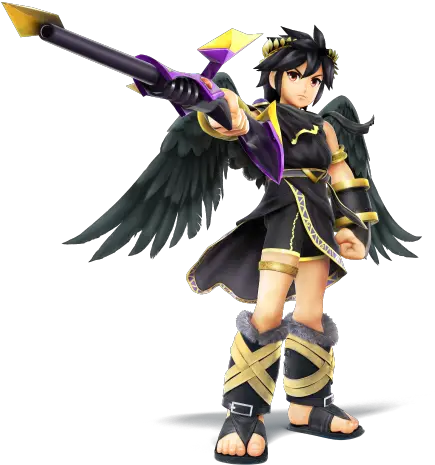  Dark Pit Super Smash Bros Wii U Dark Pit Png Pit Png