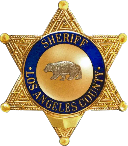  Filebadge Of The Sheriff Los Angeles County California Bob Hunter Memorial Park Png Gold Plaque Png