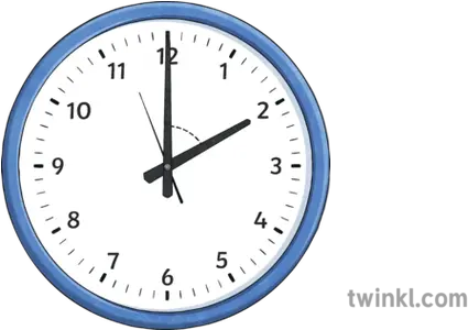  Acute Angle Clock Face Ks2 Illustration Reloj A Las 6 30 Png Clock Face Png