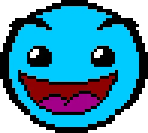  Geometry Dash Easy Face Cross Stitch Patterns Games Png Geometry Dash Transparent