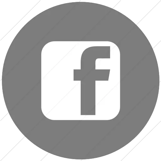  Dark Gray Social Media Facebook Square Icon Round Instagram Logo Grey Png Facebook Logo Circle